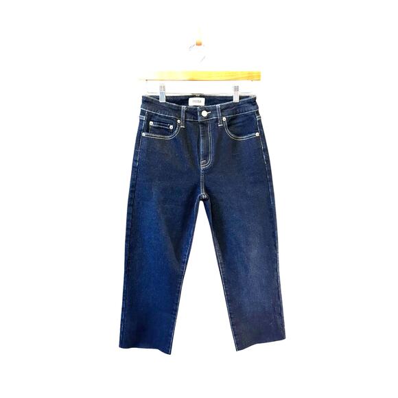 Pistola Women's Premium Denim Cropped Capri Dark Wash Size 26 - Picture 1 of 7